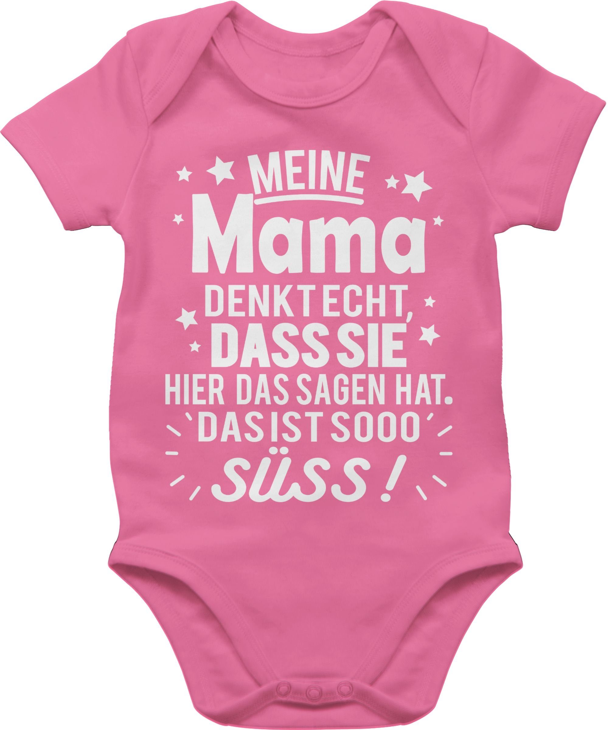 Shirtracer Shirtbody »Meine Mama denkt echt, dass sie hier das Sagen